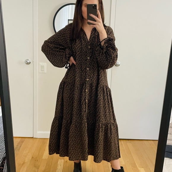 easel Dresses & Skirts - Long Sleeve Maxi Floral Dress